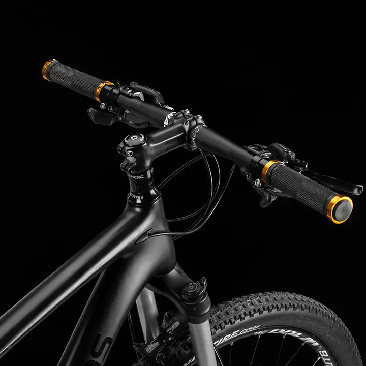 For Cheap Ergonomic Shock Absorption Comfortable Unilateral Lock Bicycle Grips MTB Road Bike Rubber Grips Aluminium