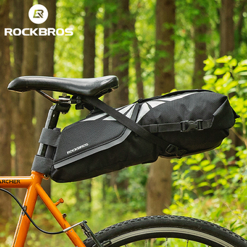 PVC Nylon Waterproof 8L Bicycle Saddle Bag