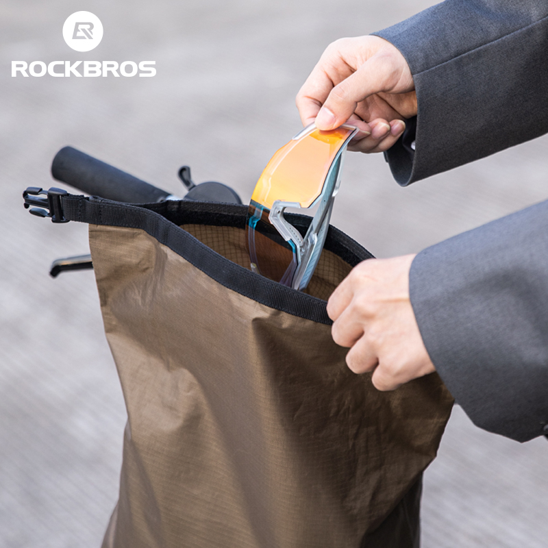 For Waterproof Durable Bicycle Handlebar Bag Folding Front Mount 2.5-4L Capacity 170g Lightweight