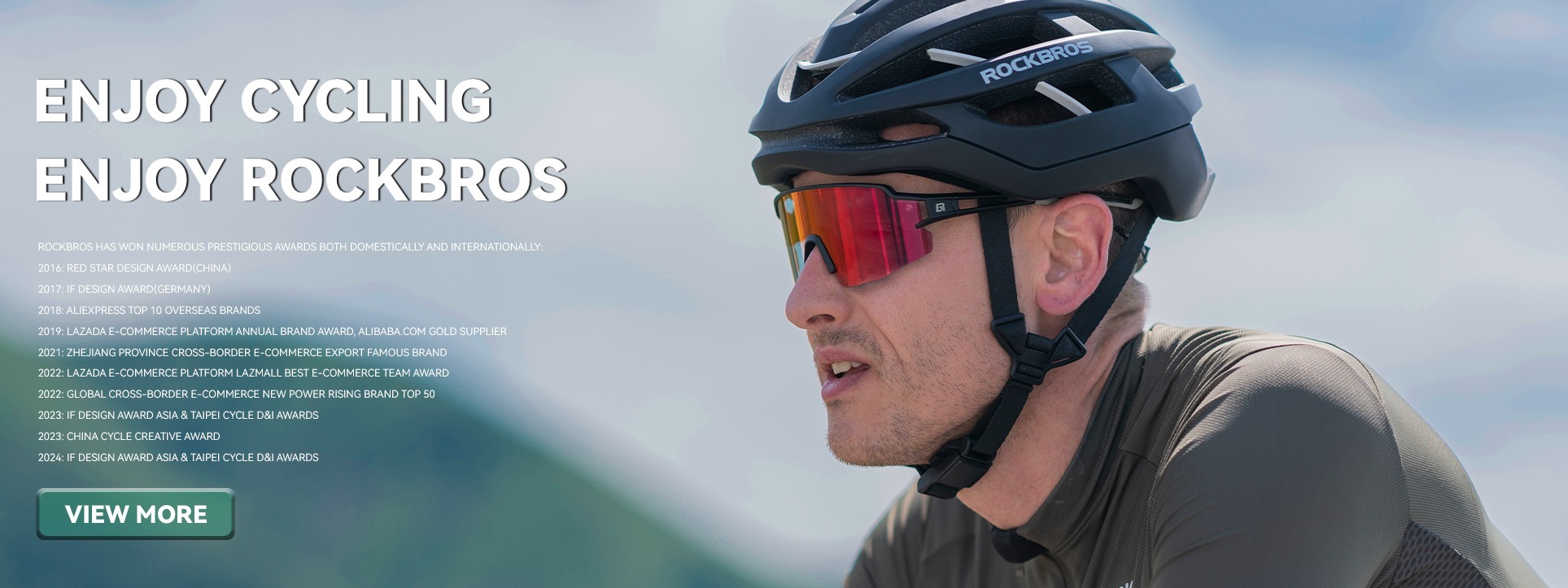 Outdoor protective gear collection banner