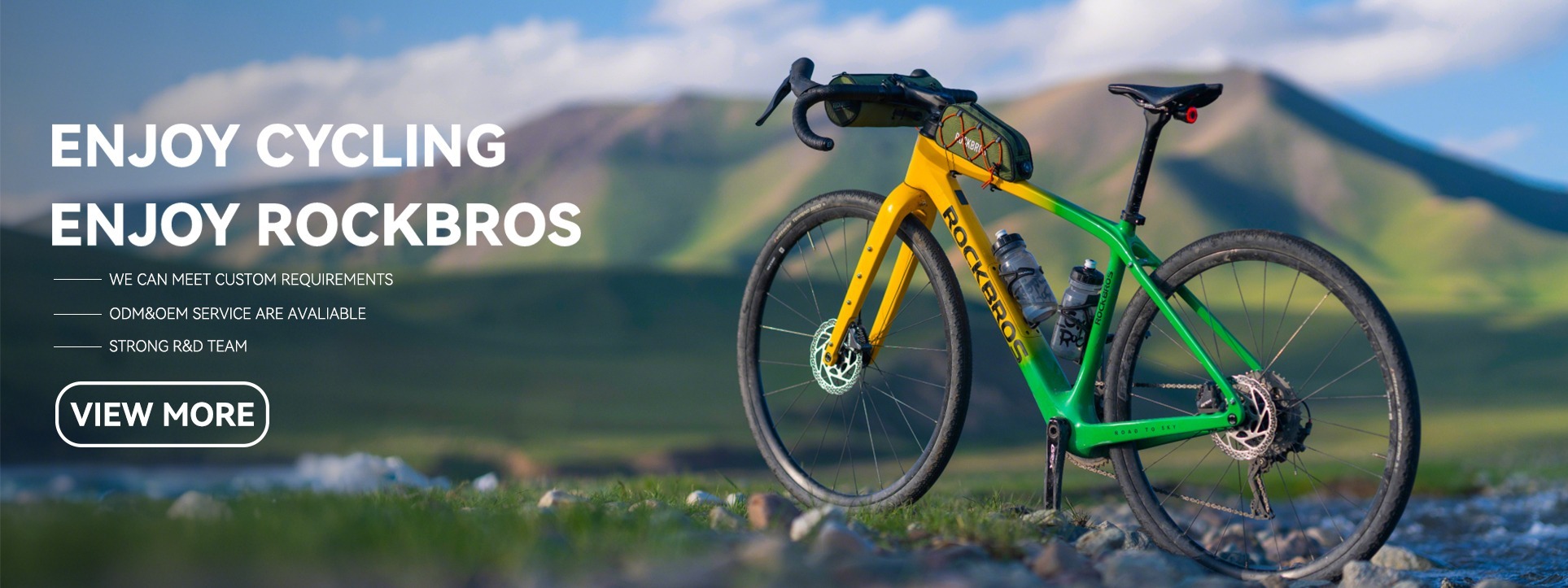 Seasonal cycling gear collection banner