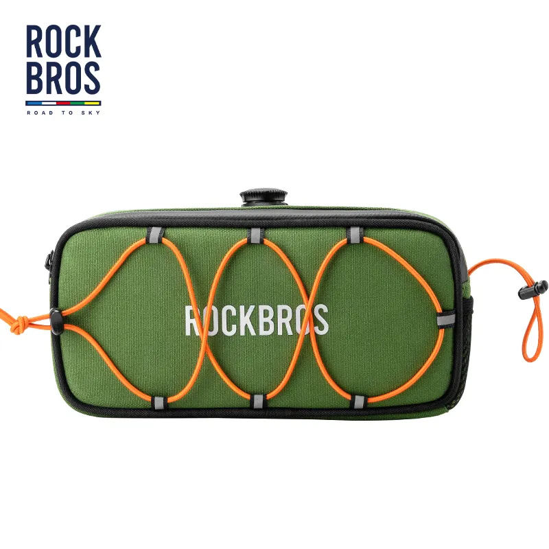 For Road to Sky Outdoor Waterproof 2L Square Handlebar Bag for Road Bikes