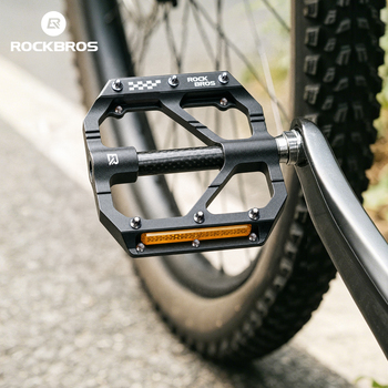 K608P Wide Platform Flat Aluminum Bike Pedals