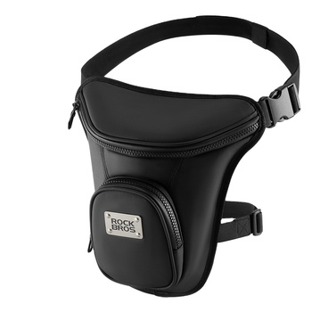 PU Leather Ergonomic Motorcycle Crossbody Waist Pack