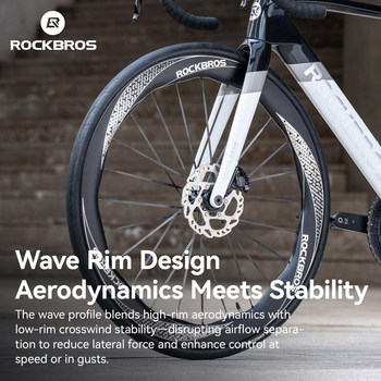 700C Carbon Fiber Wave Rim Aero Road Wheelset