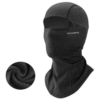 Windproof fleece balaclava with custom logo