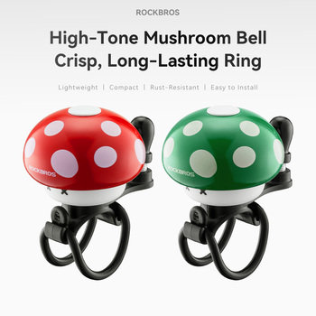 80dB Copper Alloy Mechanical Mushroom Bike Bell
