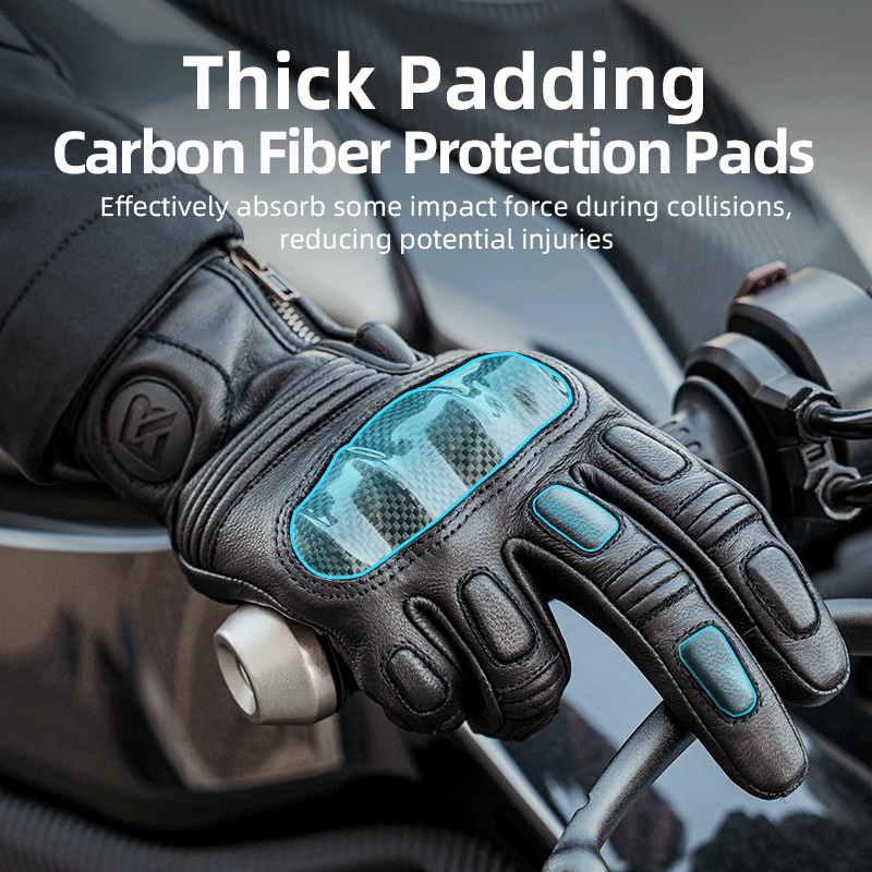 For Biker Motorcycle Gloves Full Finger Winter Touch Screen Waterproof Racing Leather Outdoor Breathable & Soft Unisex